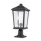 Z-Lite Beacon 2 Light Outdoor Pier Mounted Fixture, Oil Rubbed Bronze & Clear Beveled 568PHBR-533PM-ORB - alternate 2